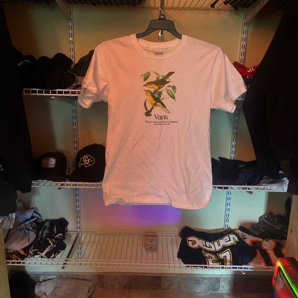 Vans Small White/Cream Tee